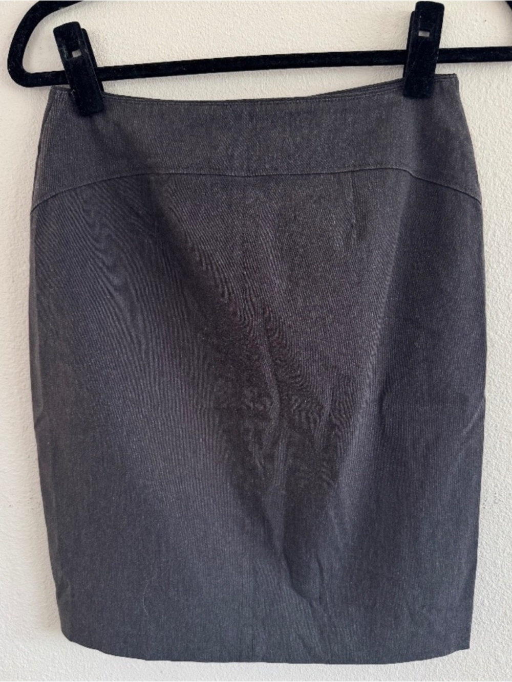 ❤️ 2/$20 J Crew 1/2 Classic Gray Pencil Skirt Womens Work Wear Flaw (B4)